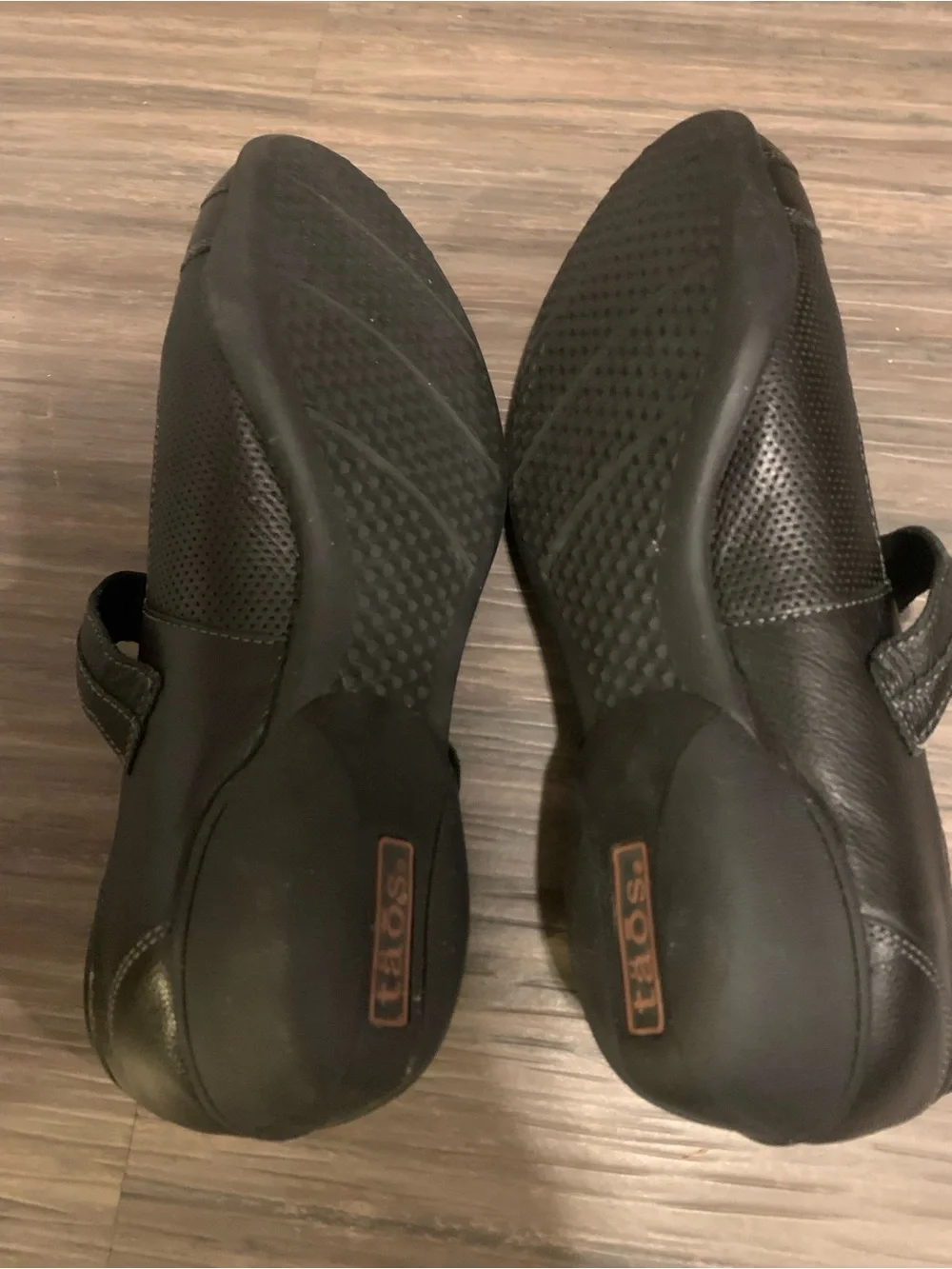 Taoss Bravo Black Leather Mary Jane Shoes - Women’s 9W